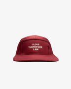 Burgundy René carpenter hat